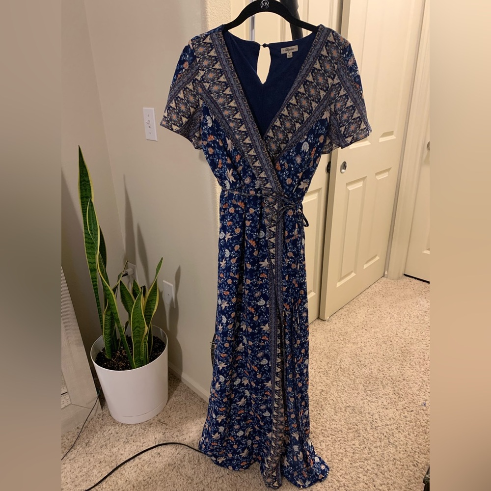 Cute wrap dress with built in shorts